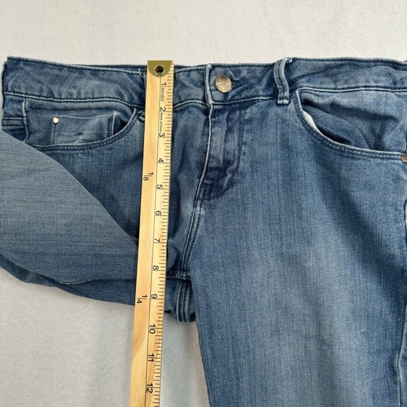 Mango Christy Bootcut Jeans Womens Size 8 Medium Blue Low Rise - Picture 11 of 15